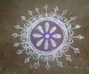 Rangoli: margali kolam