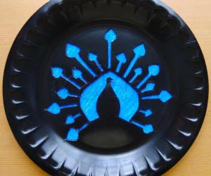 Navarathri Rangoli Day 4 Royal Blue