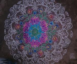 Rangoli: Kanum Pongal Rangoli