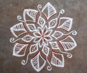 Freehand kolam