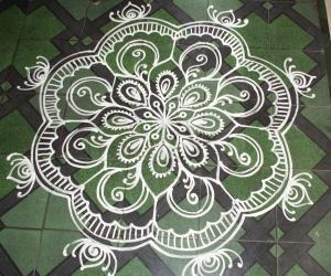 Varalakshmi Poojai kolam