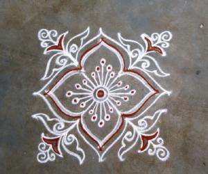 Freehand kolam