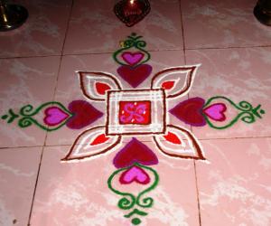 Freehand Rangoli