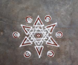 Rangoli: Star kolam