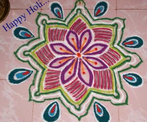Holi Rangoli
