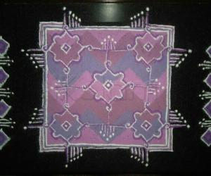 Rangoli: Dotted Kolam