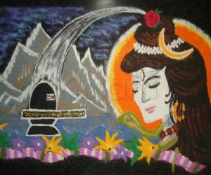 Rangoli: Maha Shivaratri Wishes