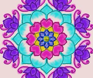 Rangoli: freehand digital rangoli