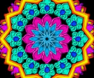 freehand digital rangoli