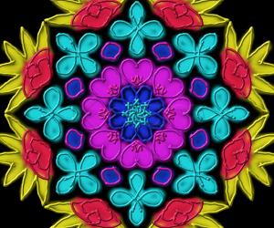 Rangoli: freehand digital rangoli