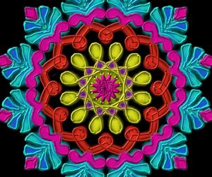 Rangoli: freehand digital  rangoli