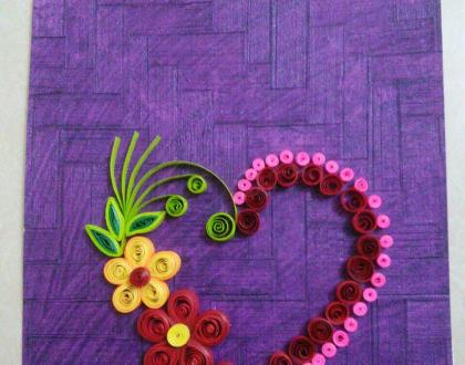 Valentines  day  special quilling 