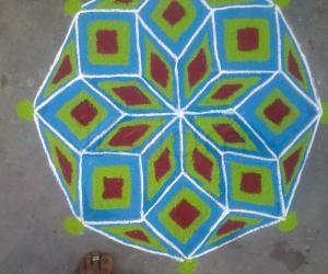 Rangoli: Margazhi Rangoli 2
