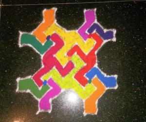 Rangoli: Margazhi Kolam #8