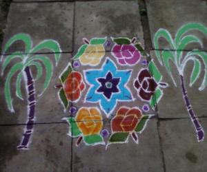 Rangoli: Pongal Kolam2