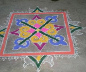 Rangoli: Margazhi Velli malar