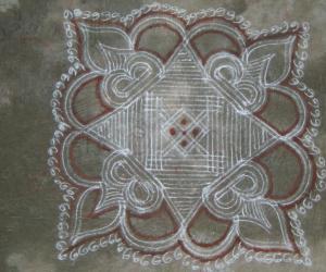 Rangoli: margazhi velli malar