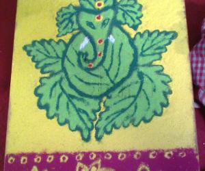 Pillaiyar kolam