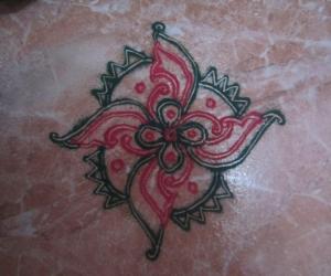 Rangoli: simple design rangoli