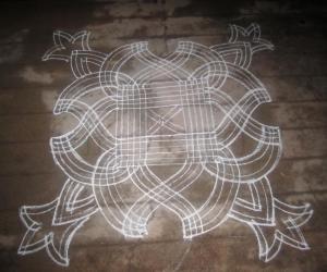 Rangoli: simple design kanya kolam