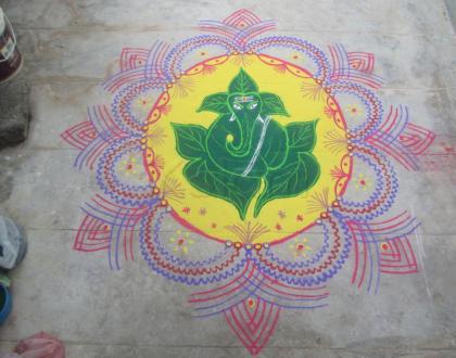 Rangoli: Mother's day contest