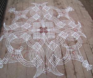 Rangoli: design kanya kolam