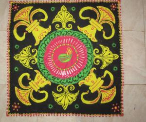 Deepavali contest rangoli