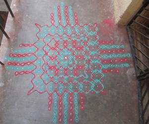 Rangoli: pulli kolam