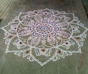 Rangoli: Wedding rangolis-1
