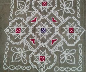 Dotted kolam