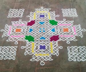 Rangoli: Special kolam-1100th kolam