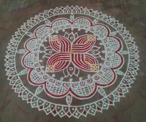 Aadi Kiruthigai kolam 