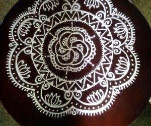 Table top rangoli