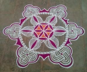 Aadi 3rd Sevvai kolam