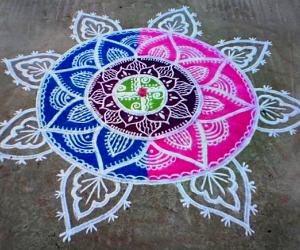 Rangoli: Happy new year spl kolam