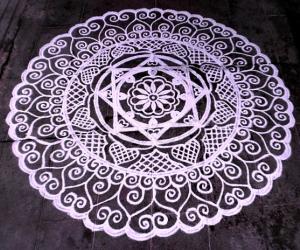 Valentine day spl rangoli-5