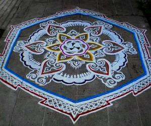 Rangoli: Thanksgiving kolam