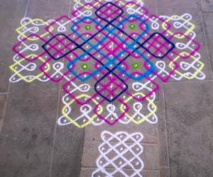 Dotted kolam