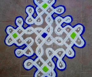 Rangoli: Dotted kolam