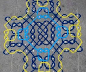 Dotted kolam