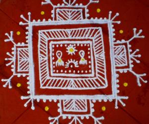 Rangoli: Mandana rangoli