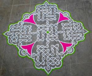 Dotted kolam