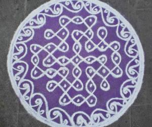 Dotted kolam
