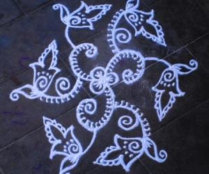 Dotted kolam