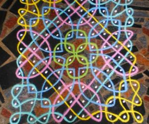 Dotted kolam