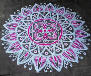 Aadi 2nd Sevvai (tues) spl kolam