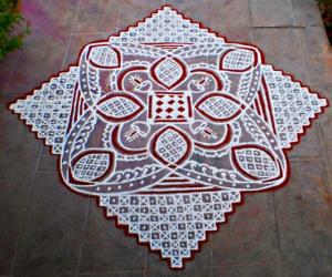 Rangoli: Aadi 3rd velli(fri) spl kolam