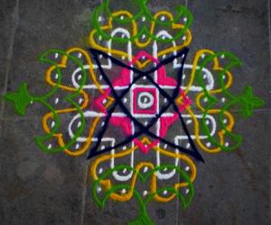 Dotted kolam