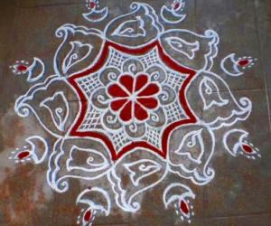 Aadi 4th sevvai kolam