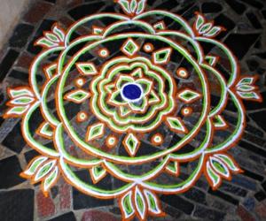 Rangoli: Independence day kolam